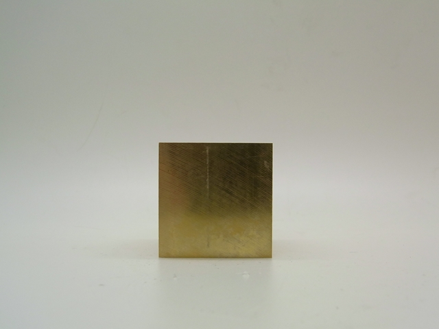bp732 真鍮ブロック（brass cube) 35×35×35 約376g