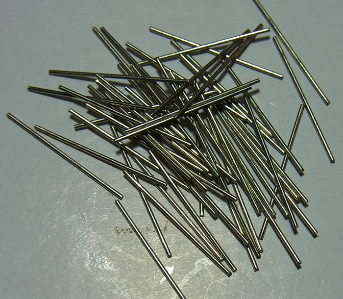 bp950 洋白カット丸棒　φ0.5　長さ16mm 50本入り