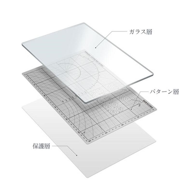 オンラインショップ 大型ガラスカッティングマット doy-gcmr (赤) プラモデル 童友社 立体パズル
