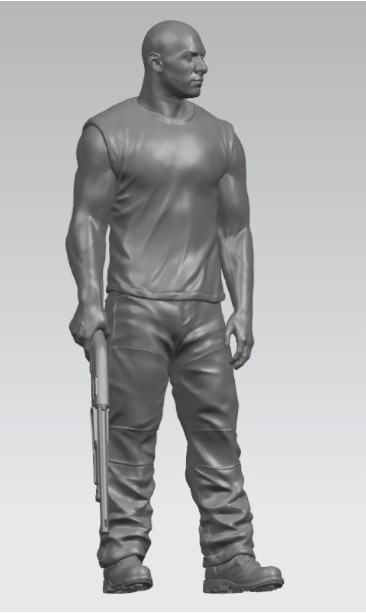 HD03-0369 1/24 Mr. TANG (ドミニク・トレット) フィギュア (A