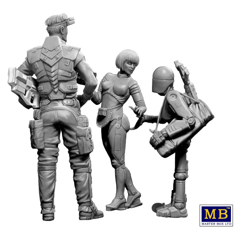 Mb Mb 1 24 傭兵アントン3体 宇宙の果ての奇妙な仲間シリーズ1