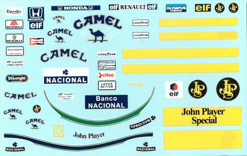 msmd129 1/18 A.Senna Figure decal (Lotus) (MSMcreation)