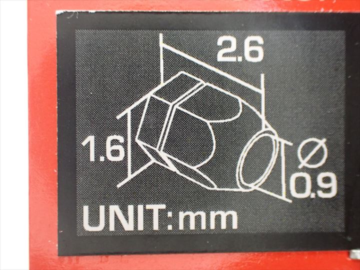 TD23216 1.6mm 六角フィッティングテーパー付 (六角フランジテーパー付) 10個入(トップスタジオ)