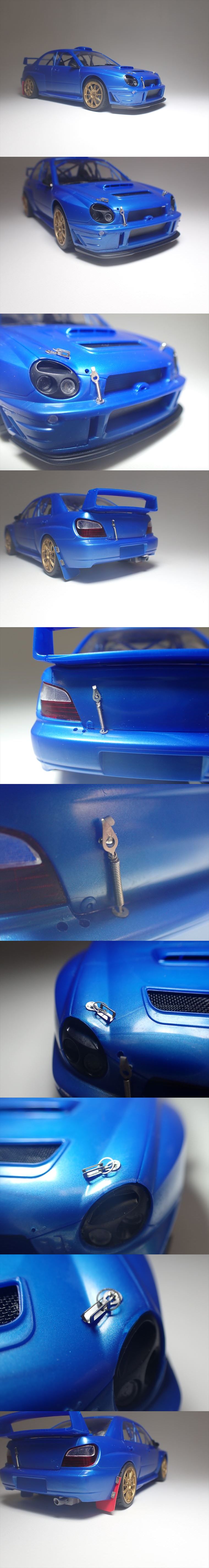 bp1174 1/24 赤シート GT/Rally Dressup Parts (Red mudguard)
